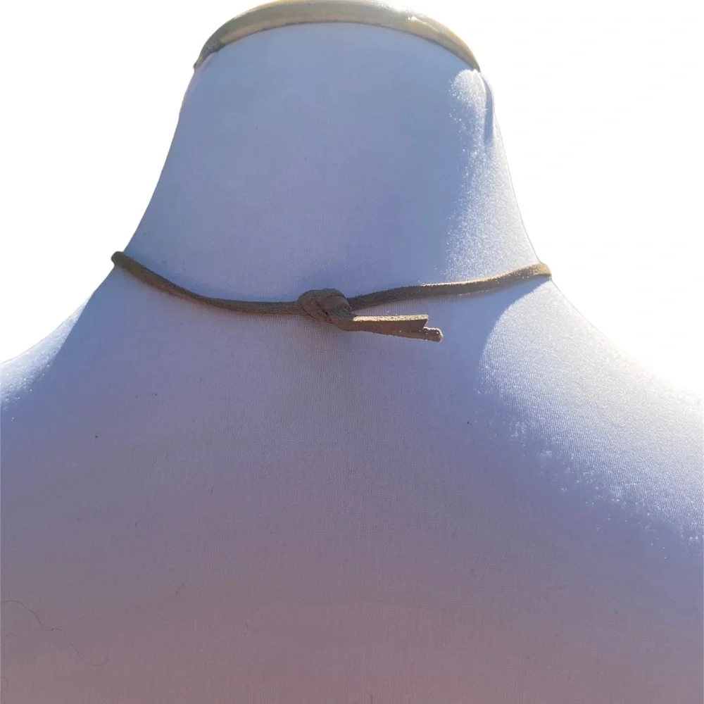 Geometric Marble Pendant Necklace